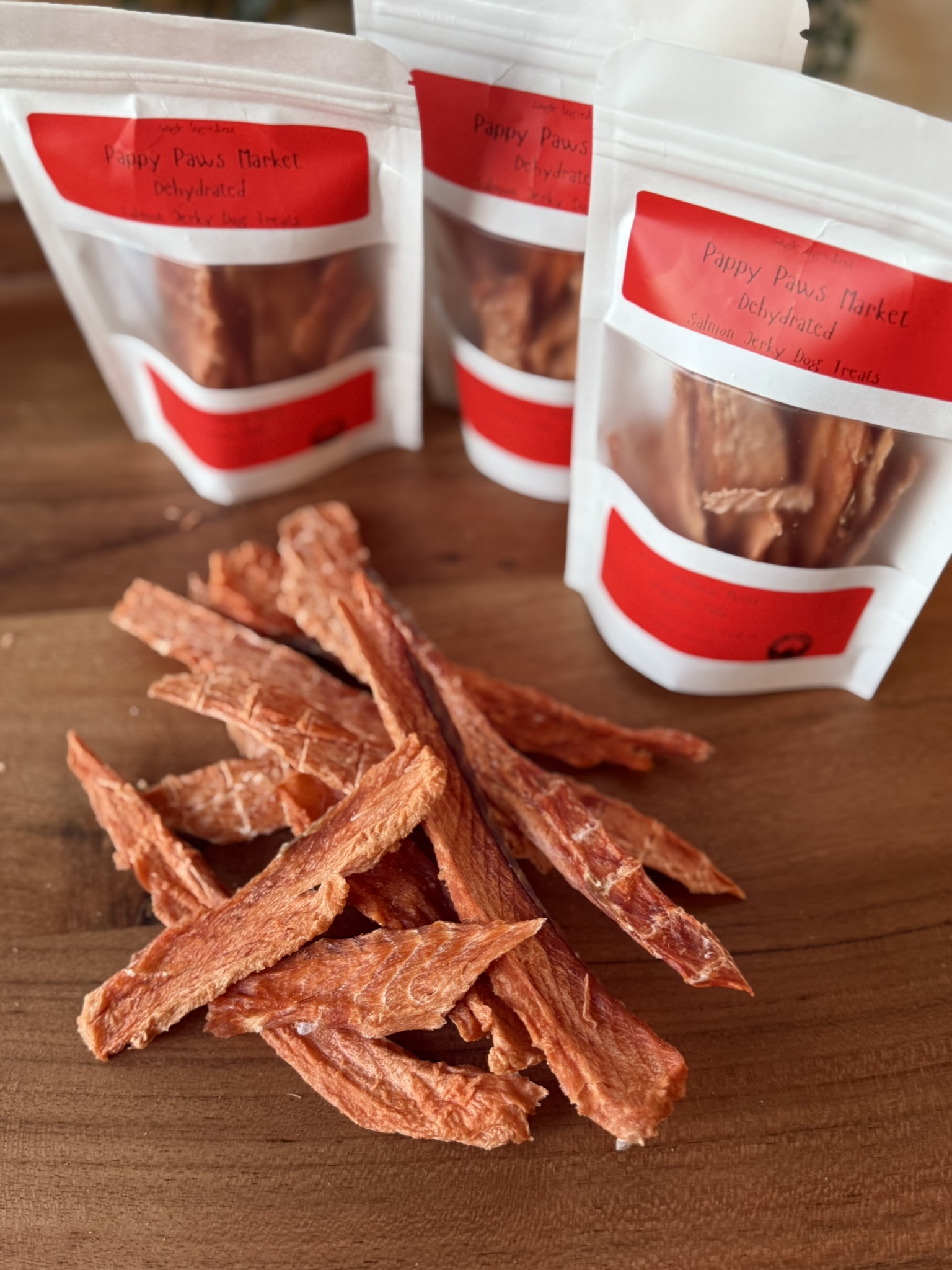 Wild-Caught Alaskan Salmon Jerky Dog Treats