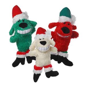 MULTIPET Holiday Loofa Dog Santa Mini
