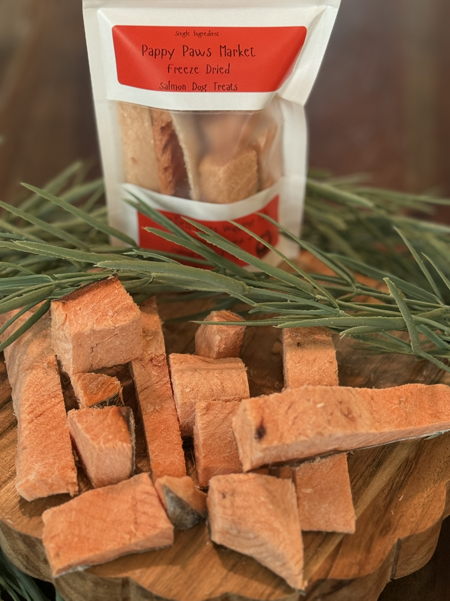 Wild-Caught Alaskan Freeze Dried Salmon Dog Treats