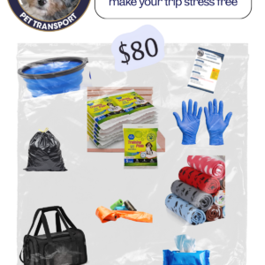 Pappy Paws Puppy Travel Kit  Stress-Free Travel Essentials for New Pet Parents